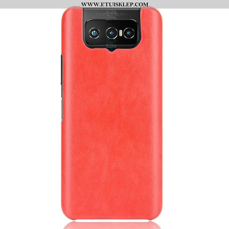 Etui do Asus Zenfone 7 / 7 Pro Efekt Skóry Liczi